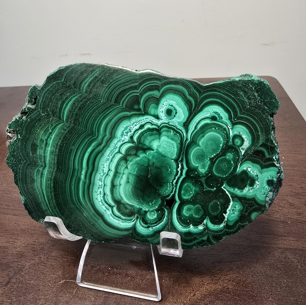 Malachite Crystal Slab 1.3 lbs - Picture 11 of 15